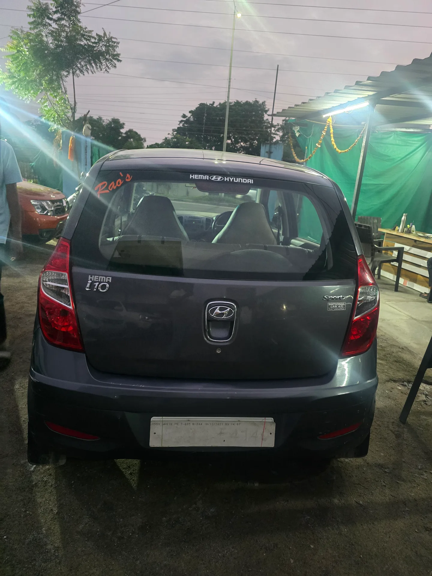 Hyundai I10 sportz blue drive